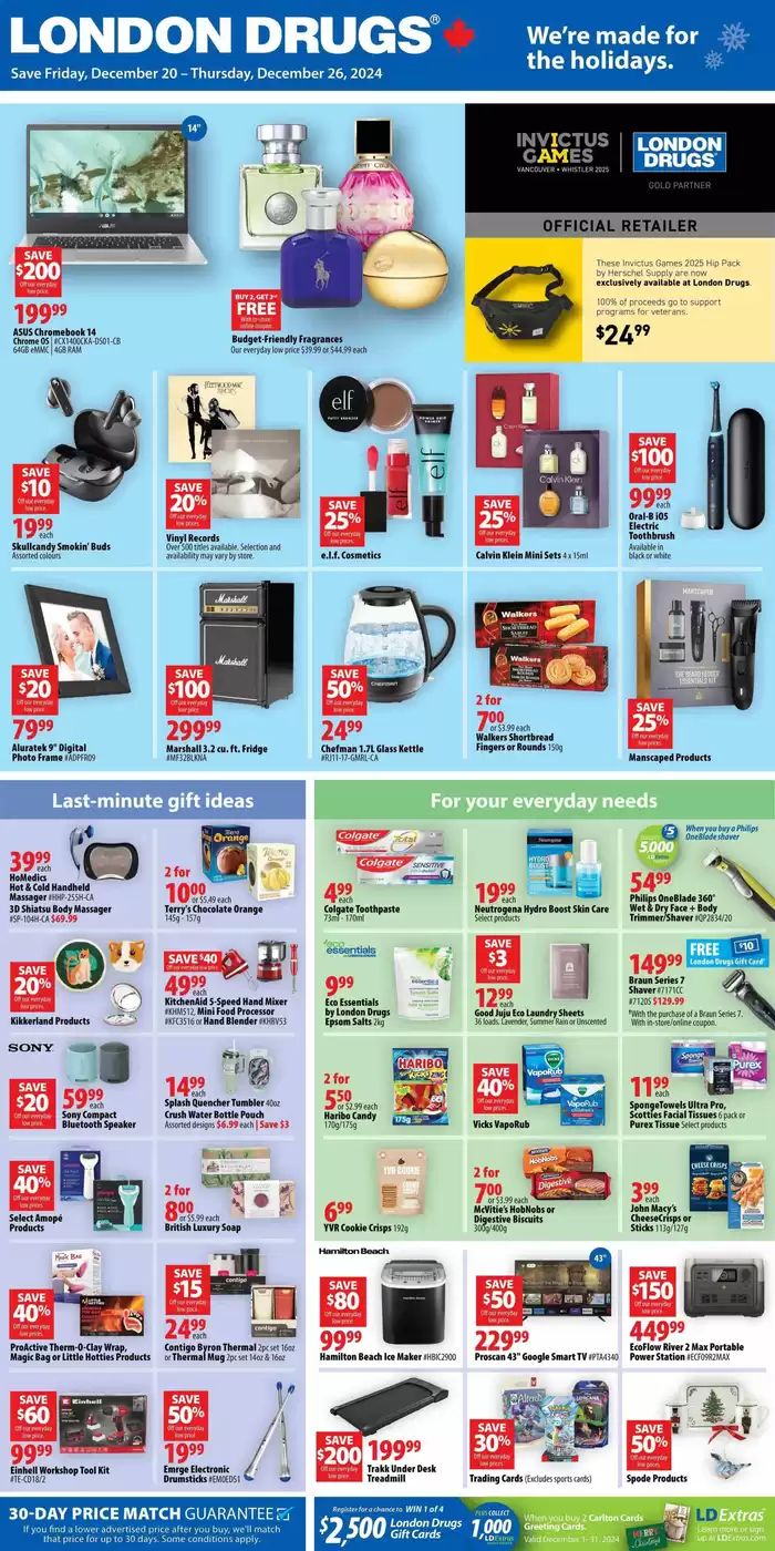 London Drugs catalogue in Vancouver | London Drugs Weekly ad | 2024-12-20 - 2024-12-26