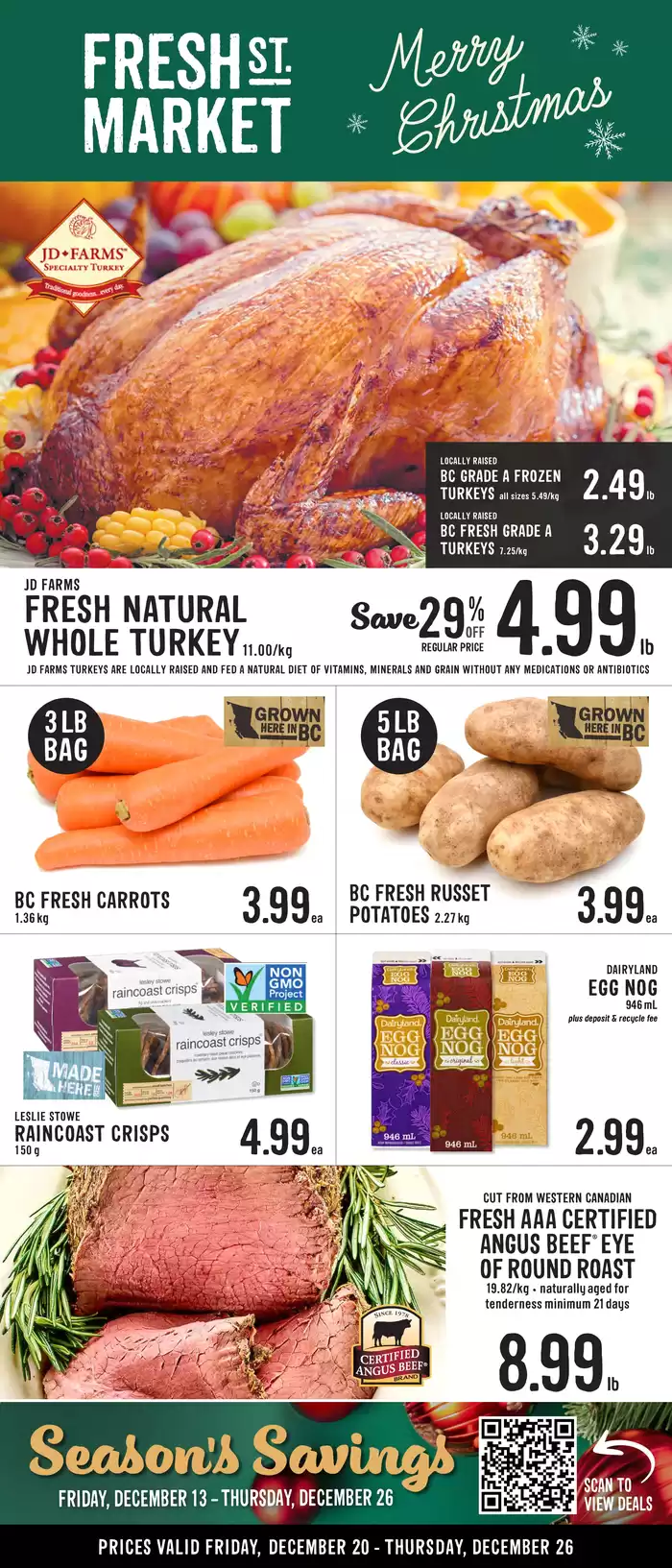 Fresh St Market catalogue in Surrey | Top offers for smart savers | 2024-12-20 - 2025-01-03