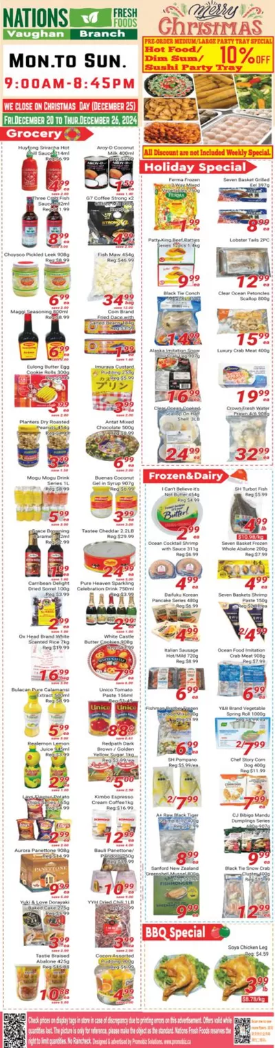 Nations Fresh Foods catalogue in Mississauga | Our best bargains | 2024-12-20 - 2025-01-03