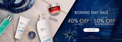 Pharmacy & Beauty offers in Stratford | Boxing Day Sale in Biotherm | 2024-12-20 - 2024-12-26