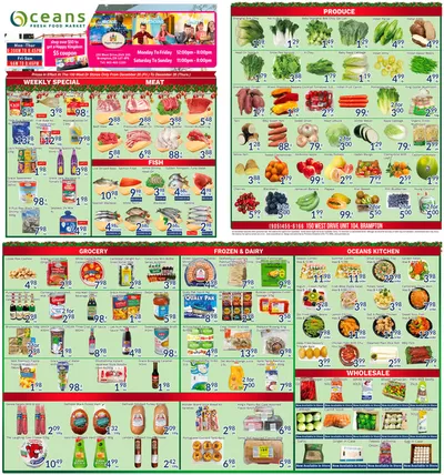 Oceans Fresh Food Market catalogue in Mississauga | Weekly special Oceans Fresh Food Market | 2024-12-20 - 2025-01-03