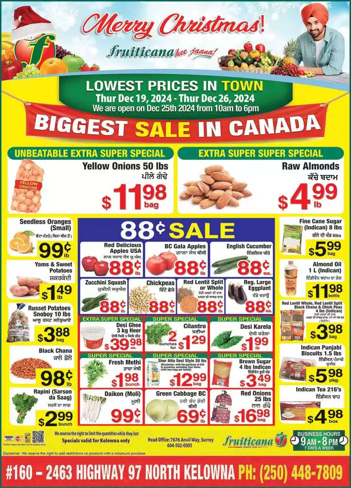 Fruiticana catalogue in Calgary | Our best bargains | 2024-12-21 - 2025-01-04