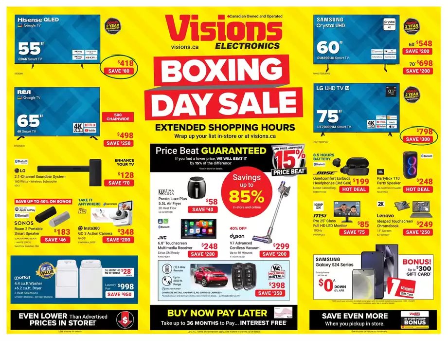 Visions Electronics catalogue in Edmonton | Flyer | 2024-12-20 - 2024-12-26