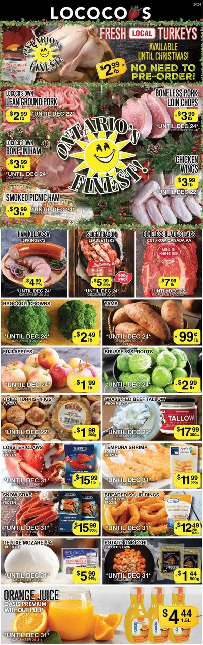 Grocery offers in Hamilton | Lococos weekly flyer in Lococos | 2024-12-21 - 2025-01-04