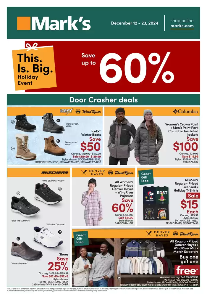 Mark's catalogue in Ottawa | Save Up To 60% Off | 2024-12-23 - 2024-12-23