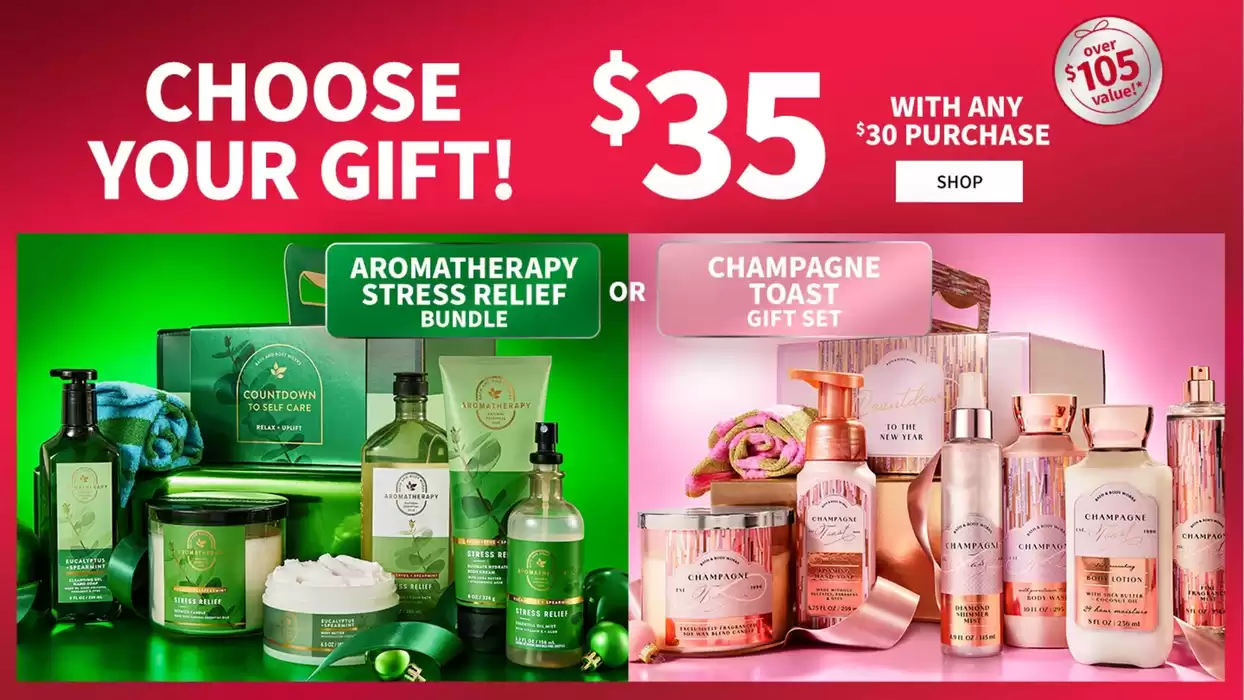 Bath & Body Works catalogue in Edmonton | Choose Your Gift | 2024-12-23 - 2024-12-23