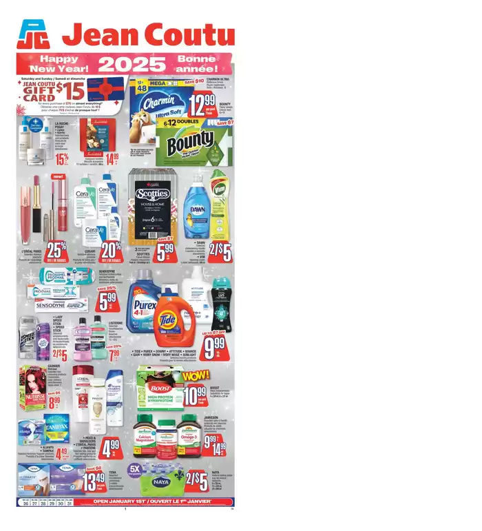 Jean Coutu catalogue in Gatineau | Exclusive deals and bargains | 2024-12-26 - 2025-01-01