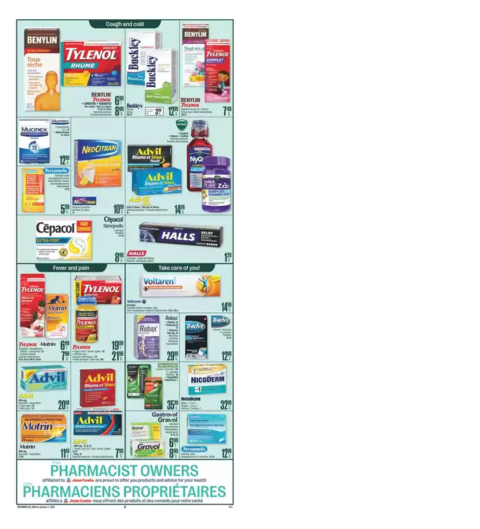 Jean Coutu catalogue in Gatineau | Exclusive deals and bargains | 2024-12-26 - 2025-01-01