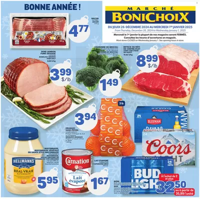 Grocery offers in Grande-Vallée | Offers for bargain hunters in Marché Bonichoix | 2024-12-26 - 2025-01-01