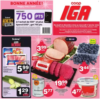 Grocery offers in Port-Cartier | Iles-de-la-Madeleine in IGA | 2024-12-26 - 2025-01-01