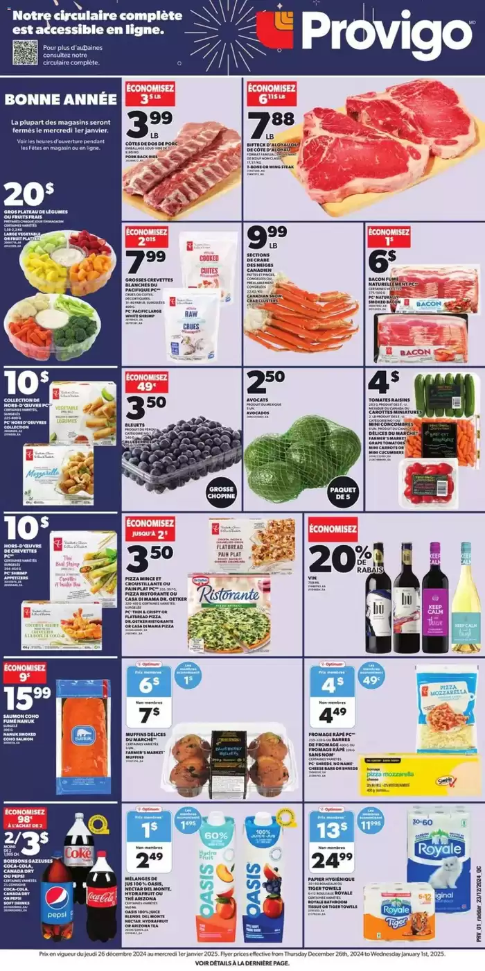 Provigo catalogue | Our best bargains | 2024-12-26 - 2025-01-01