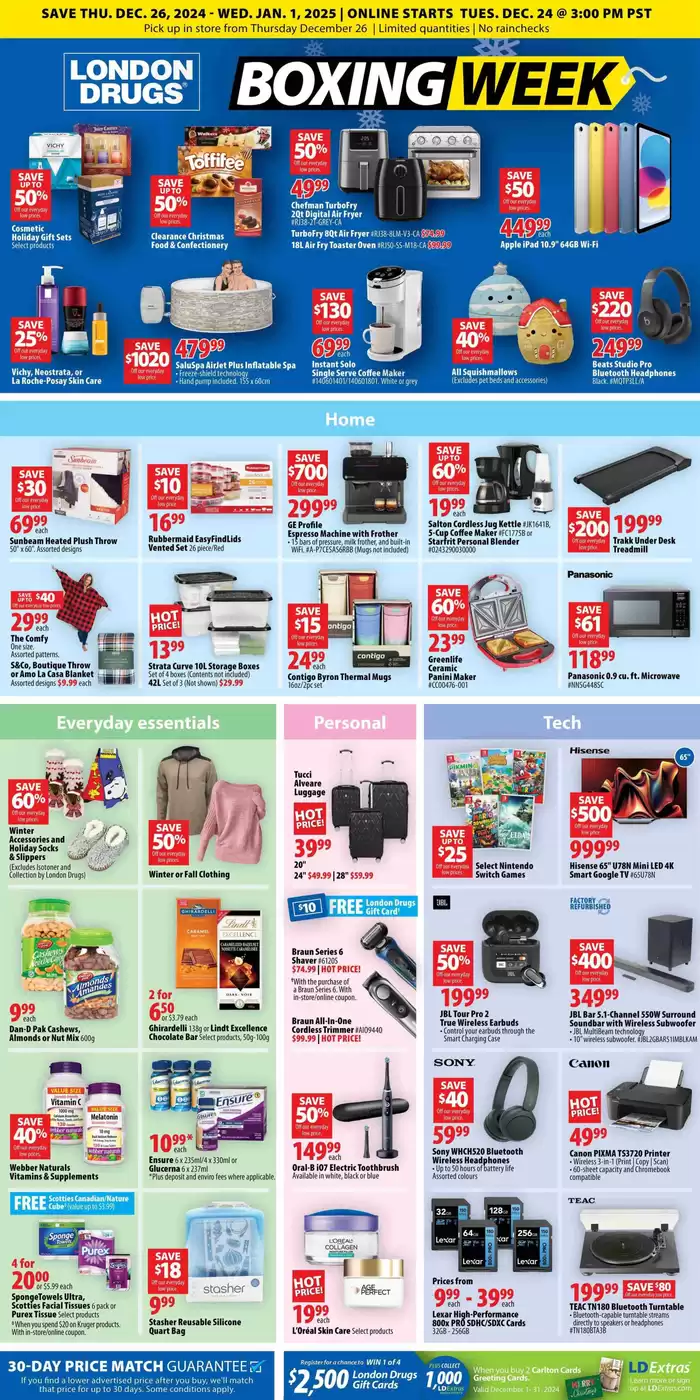 London Drugs catalogue in Saskatoon | London Drugs Weekly ad | 2024-12-24 - 2025-01-07