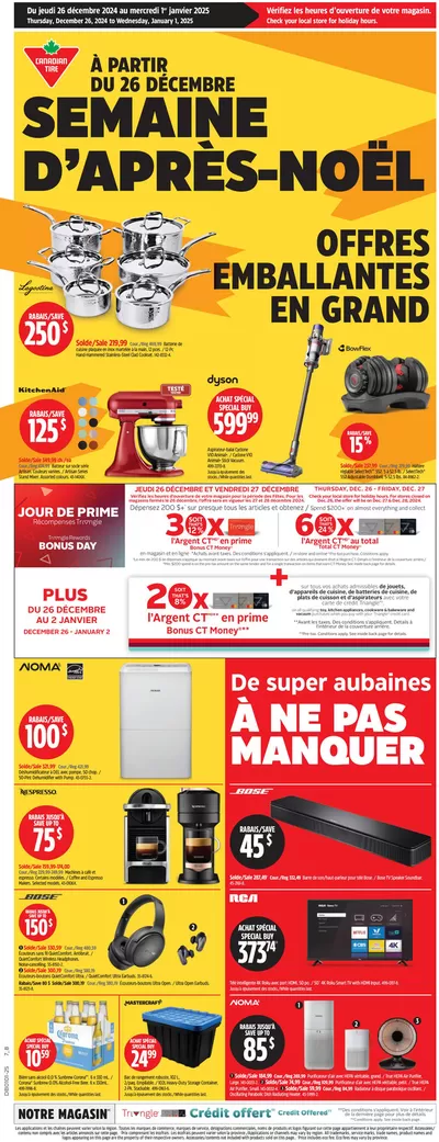 Canadian Tire catalogue in Ottawa | Our best offers for you | 2024-12-26 - 2025-01-01