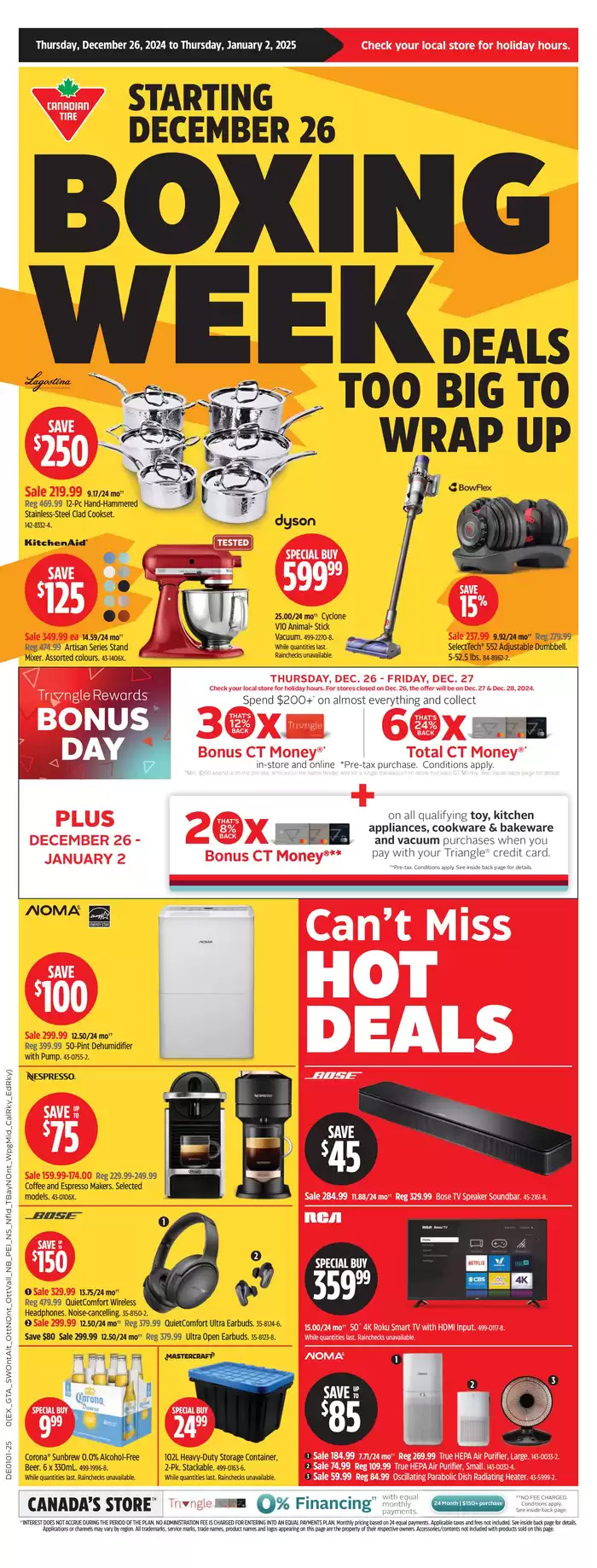 Canadian Tire catalogue in Terrace | Discounts and promotions | 2024-12-26 - 2025-01-02