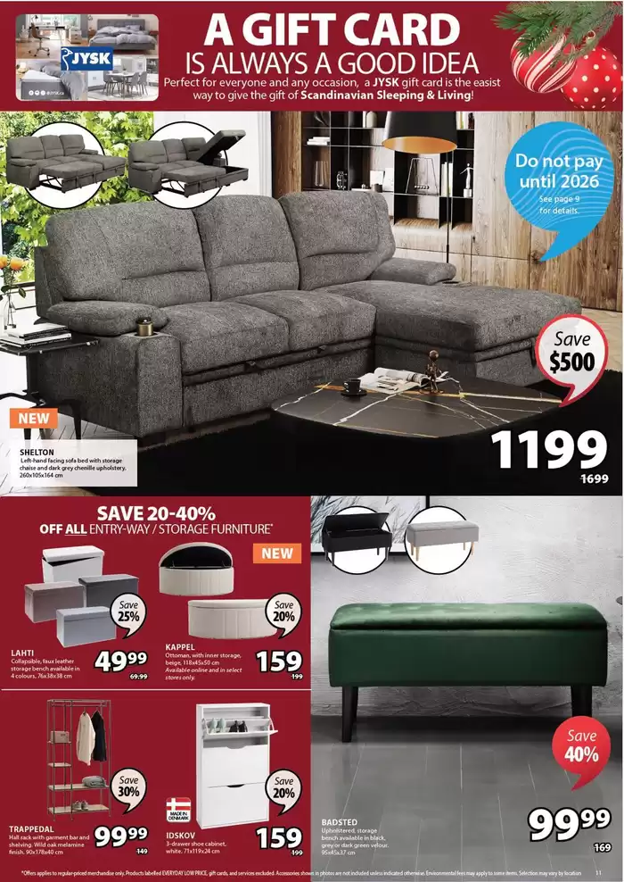 JYSK catalogue in Saint-Jérôme | This week's offer Flyer | 2024-12-25 - 2025-01-08