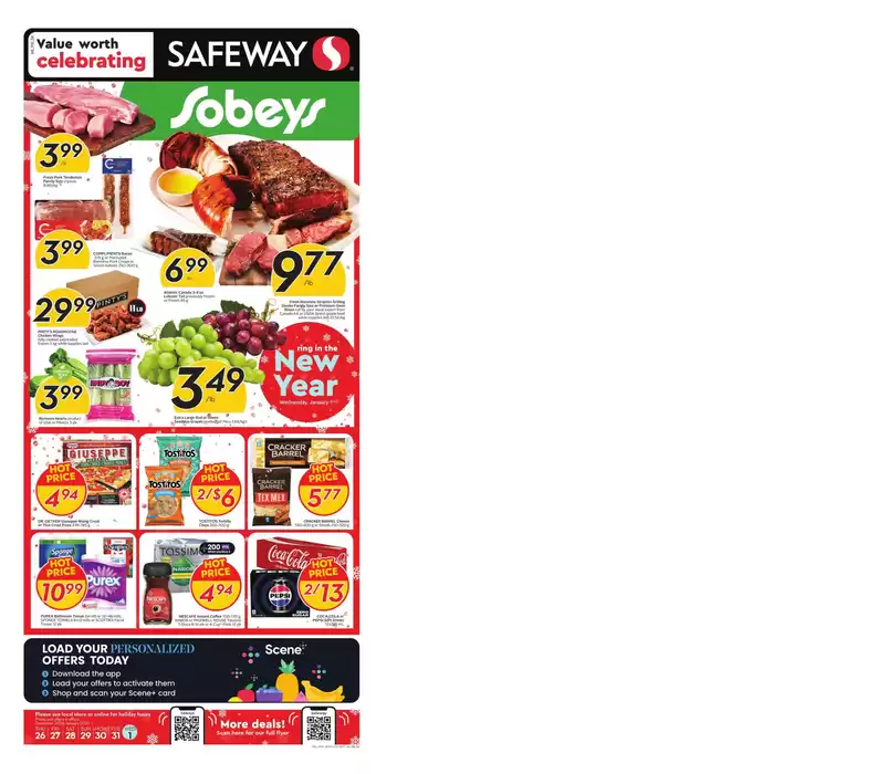 Safeway catalogue in Okotoks | Top deals for all customers | 2024-12-26 - 2025-01-01