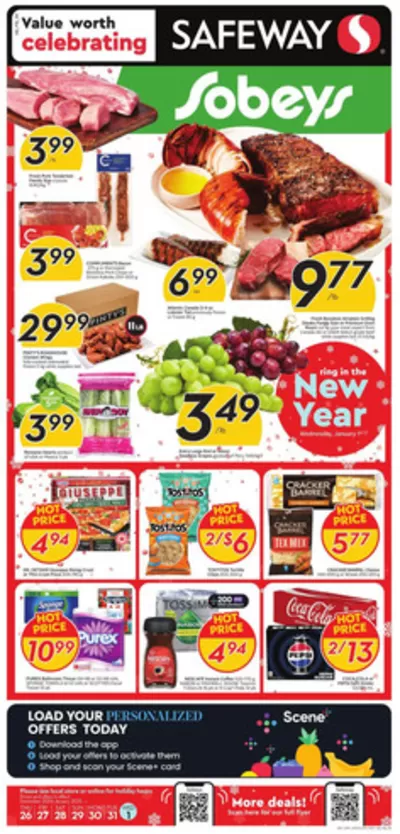 Grocery offers in Airdrie | Top deals for all customers in Safeway | 2024-12-26 - 2025-01-01