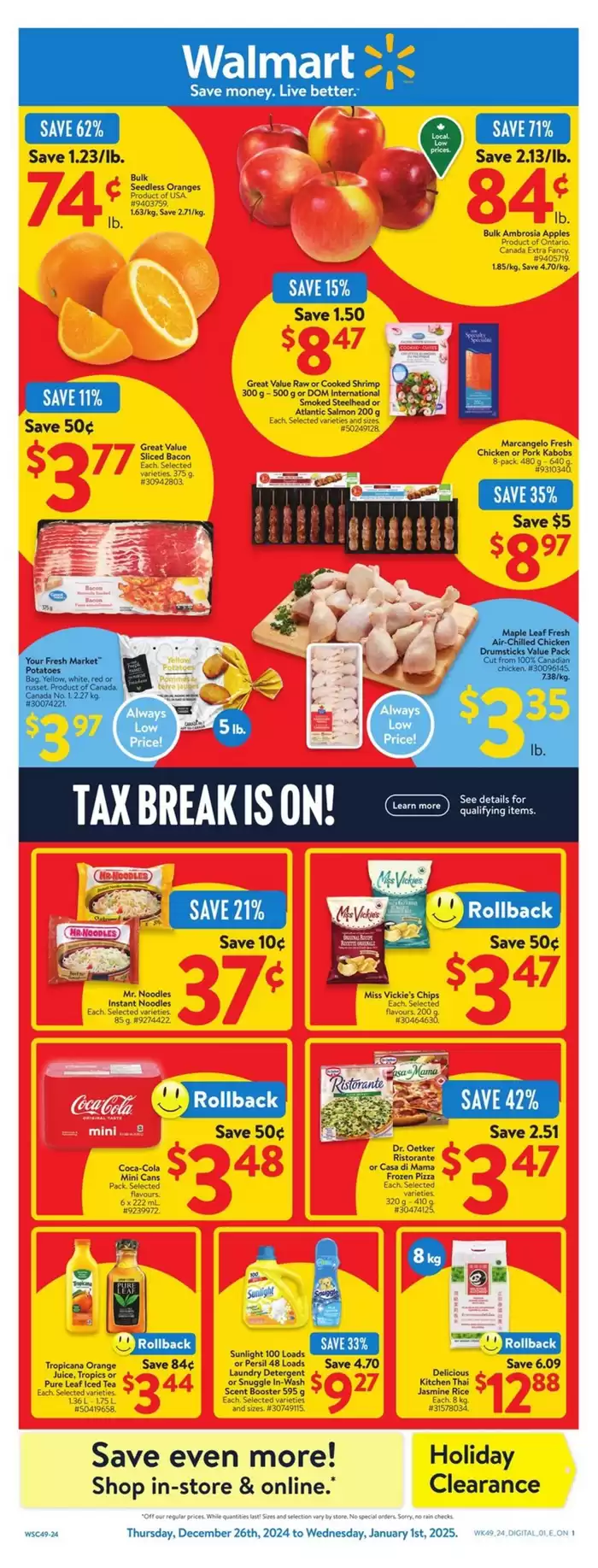 Walmart catalogue in Saint-Jérôme | Walmart flyer | 2024-12-25 - 2025-01-08