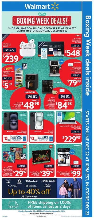 Grocery offers in Rivière-du-Loup | Exclusive bargains in Walmart | 2024-12-25 - 2025-01-08