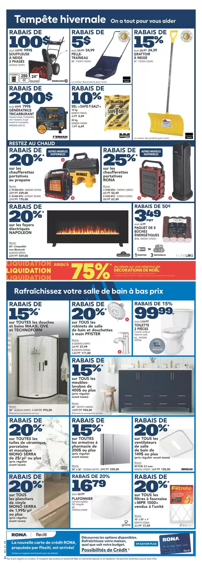 RONA catalogue in Montreal | New offers to discover | 2024-12-25 - 2025-01-08