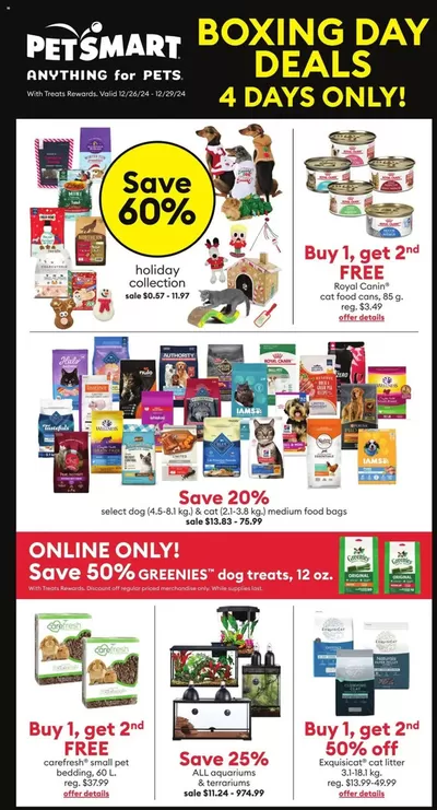 Grocery offers in Duncan | Top deals and discounts in Petsmart | 2024-12-26 - 2024-12-29