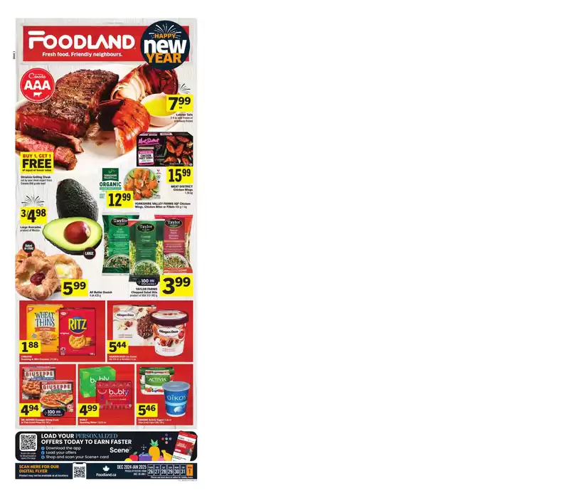 Foodland catalogue in Kingston | Weekly Flyer | 2024-12-26 - 2025-01-01