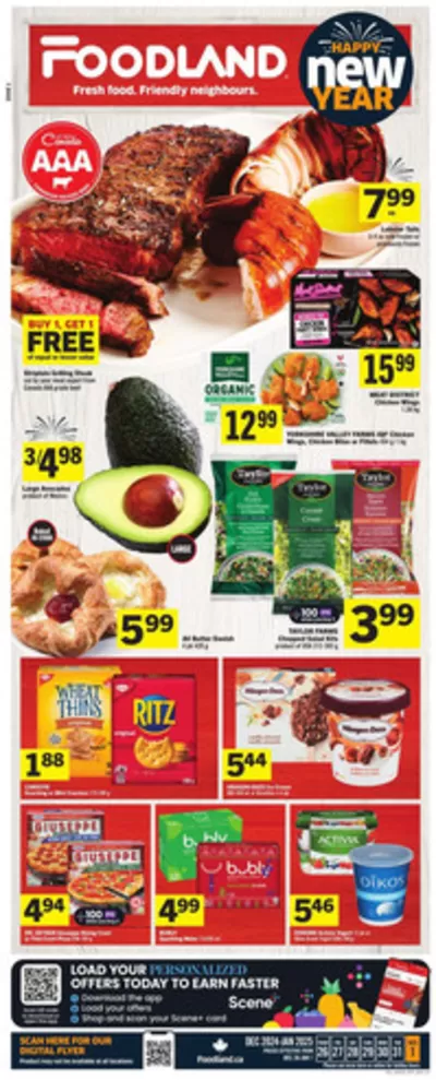 Foodland catalogue in Englehart | Weekly Flyer | 2024-12-26 - 2025-01-01