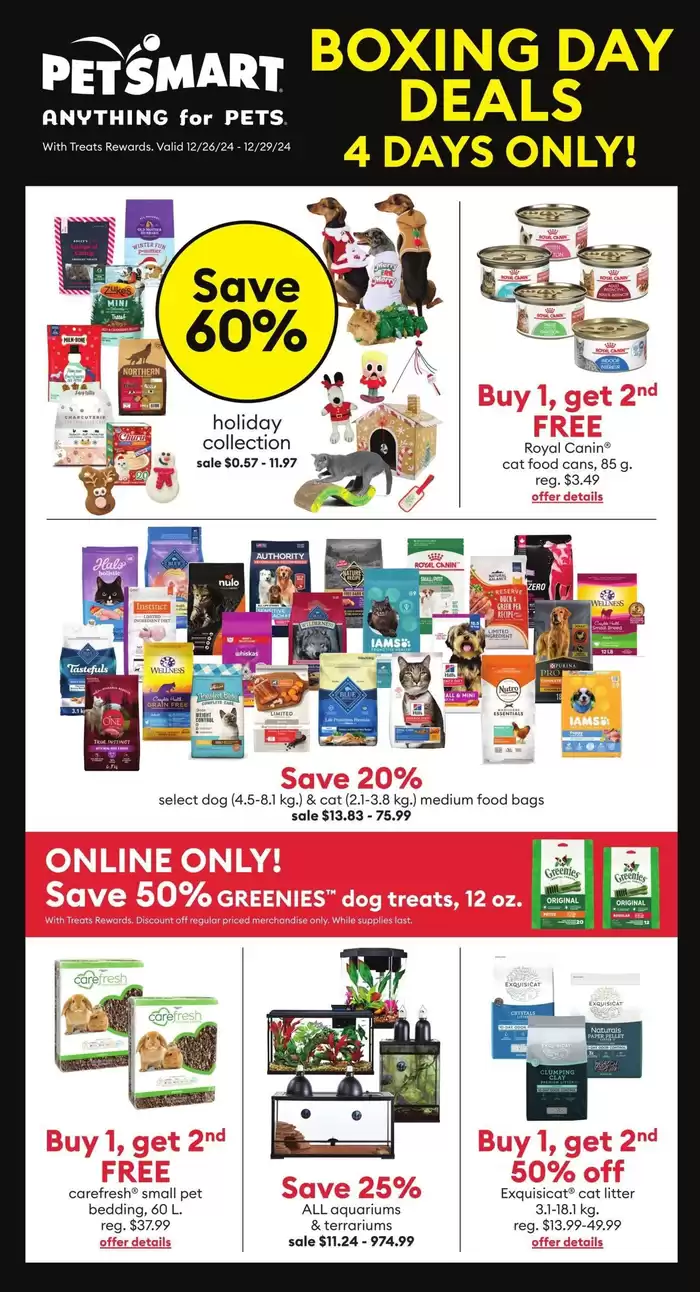 Petsmart catalogue in Prince Albert | Petsmart Weekly ad | 2024-12-26 - 2024-12-29