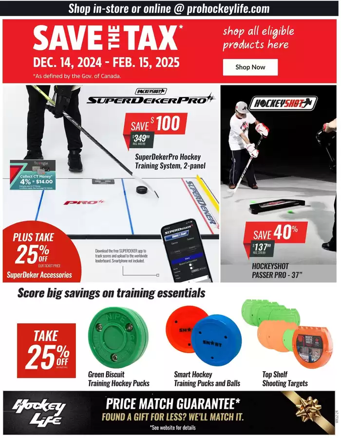 Pro Hockey Life catalogue in Winnipeg | Boxing Week Sale | 2024-12-26 - 2025-01-05