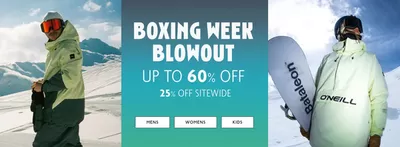 Sport offers in Saguenay | Boxing Week Blowout in O'Neill | 2024-12-26 - 2024-12-31