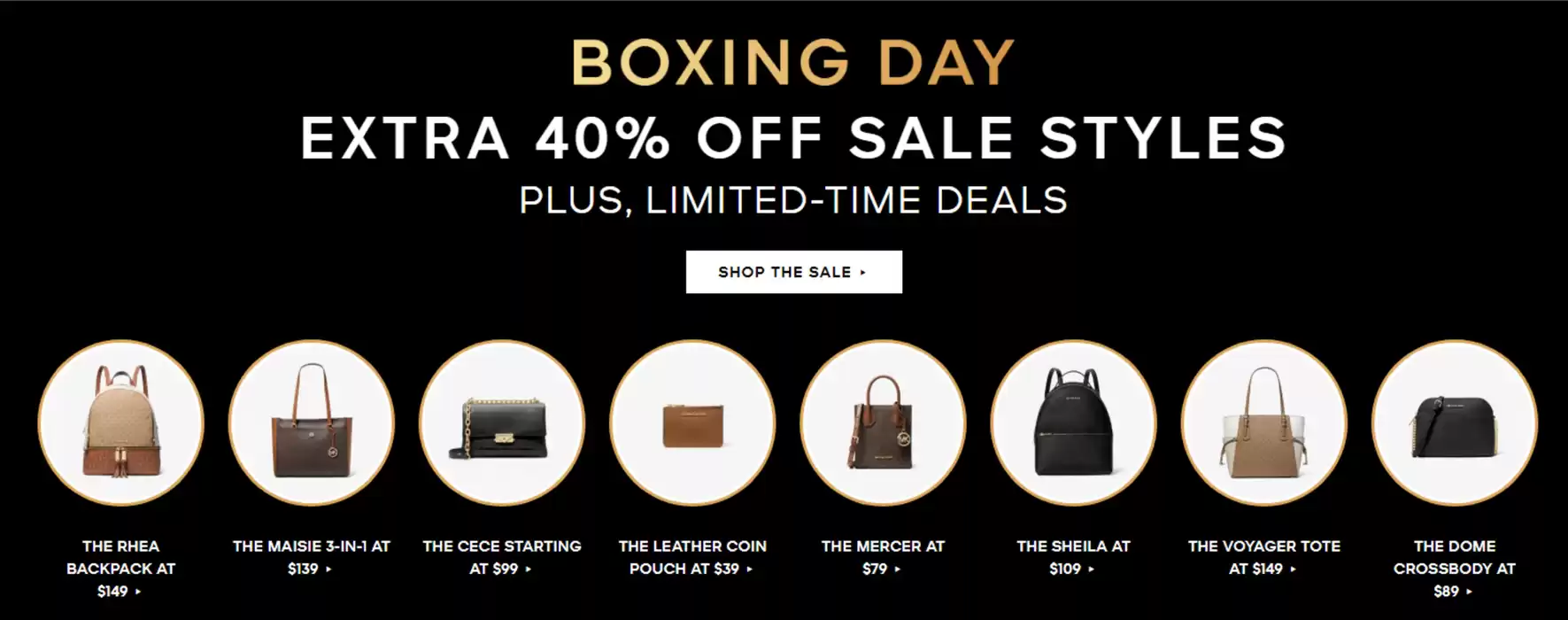 Michael Kors catalogue | Boxing day EXTRA 40% OFF | 2024-12-27 - 2025-01-01