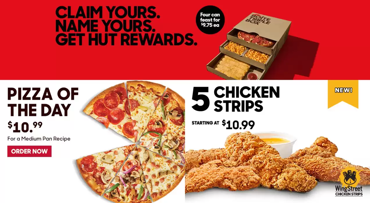 Pizza Hut catalogue in Toronto | Special Offers For You | 2024-12-27 - 2025-01-10