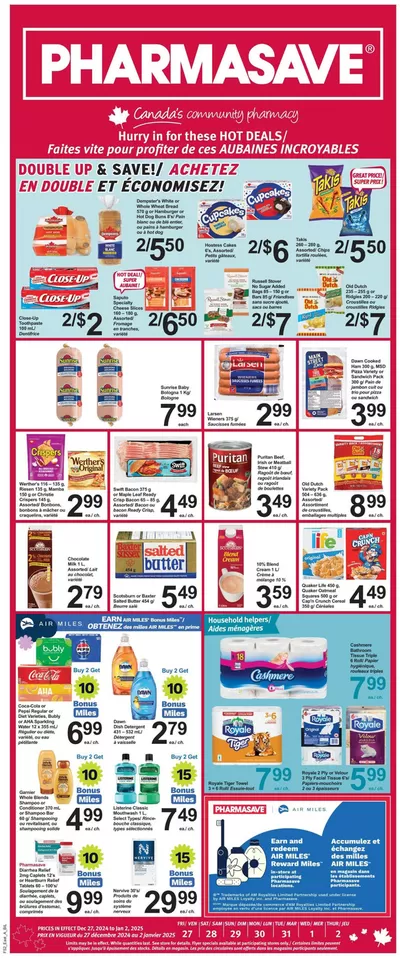 Pharmacy & Beauty offers in Terrace | Pharmasave weekly flyer in Pharmasave | 2024-12-27 - 2025-01-10