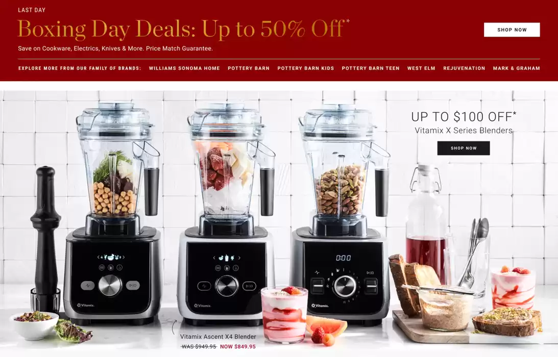 Williams Sonoma catalogue | Boxing Day Sale | 2024-12-27 - 2024-12-27