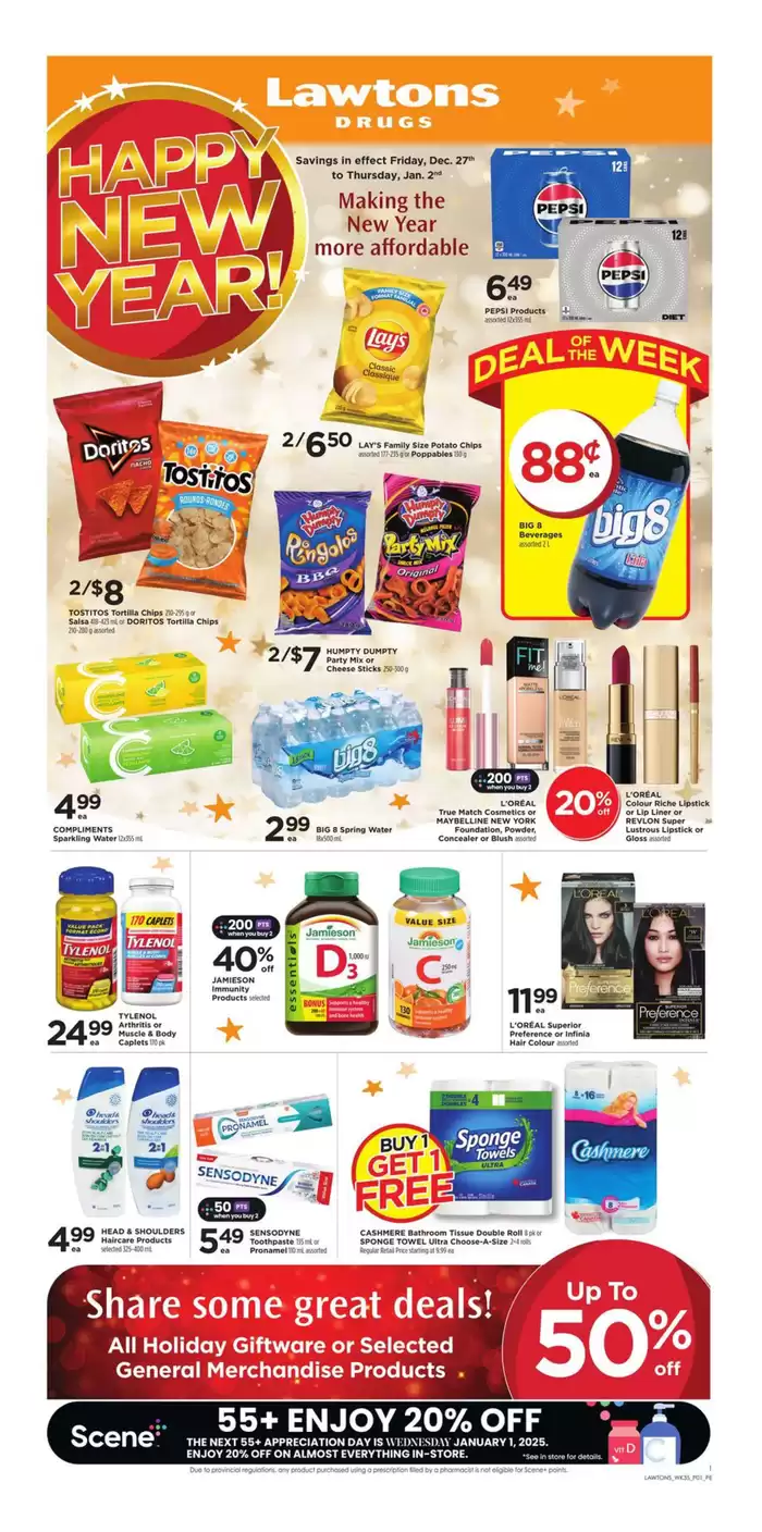 Lawtons Drugs catalogue in Windsor (Ontario) | Our best deals for you | 2024-12-27 - 2025-01-02