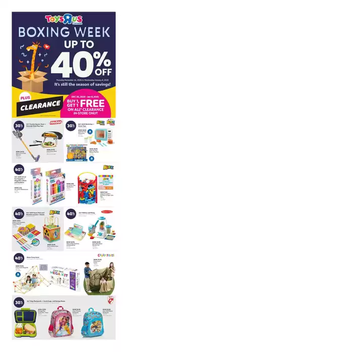 Toys R us catalogue in Markham | Flyer | 2024-12-26 - 2025-01-08