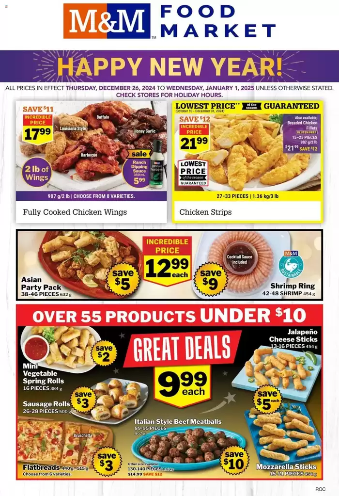 M&M Meat Shops catalogue in St. John's | M&M Meat Shops weekly flyer | 2024-12-26 - 2025-01-01