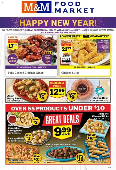 Grocery offers in Surrey | M&M Meat Shops weekly flyer in M&M Meat Shops | 2024-12-26 - 2025-01-01