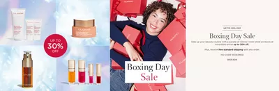 Pharmacy & Beauty offers in La Pocatière | Boxing Week Up To 30% Off in Clarins | 2024-12-27 - 2025-01-01