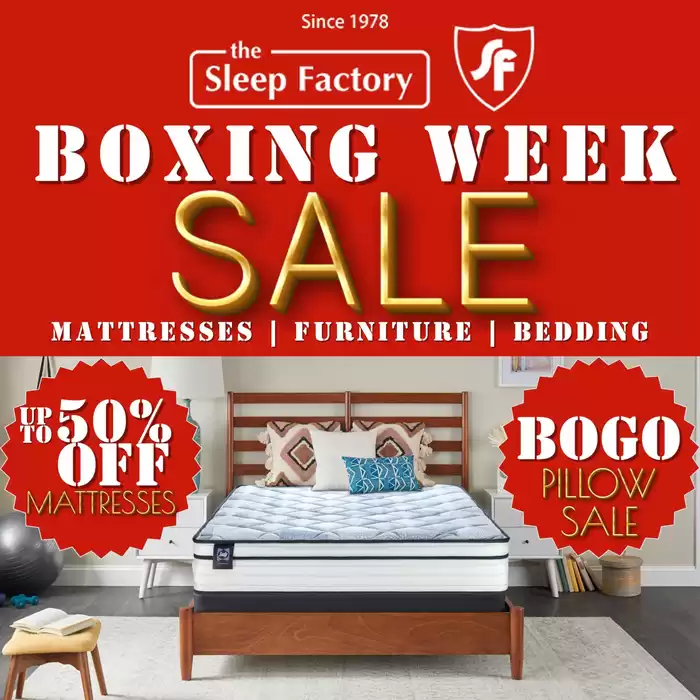 The Sleep Factory catalogue | Boxing Week Sale | 2024-12-27 - 2025-01-16