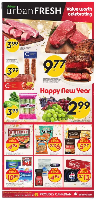 Sobeys catalogue in Orangeville | Our best bargains | 2024-12-28 - 2025-01-11