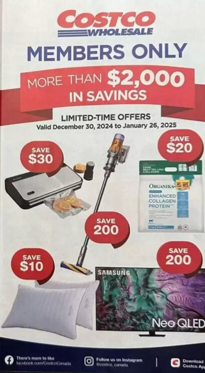 Costco catalogue in Edmonton | More Than $2,000 in Savings | 2024-12-30 - 2025-01-26