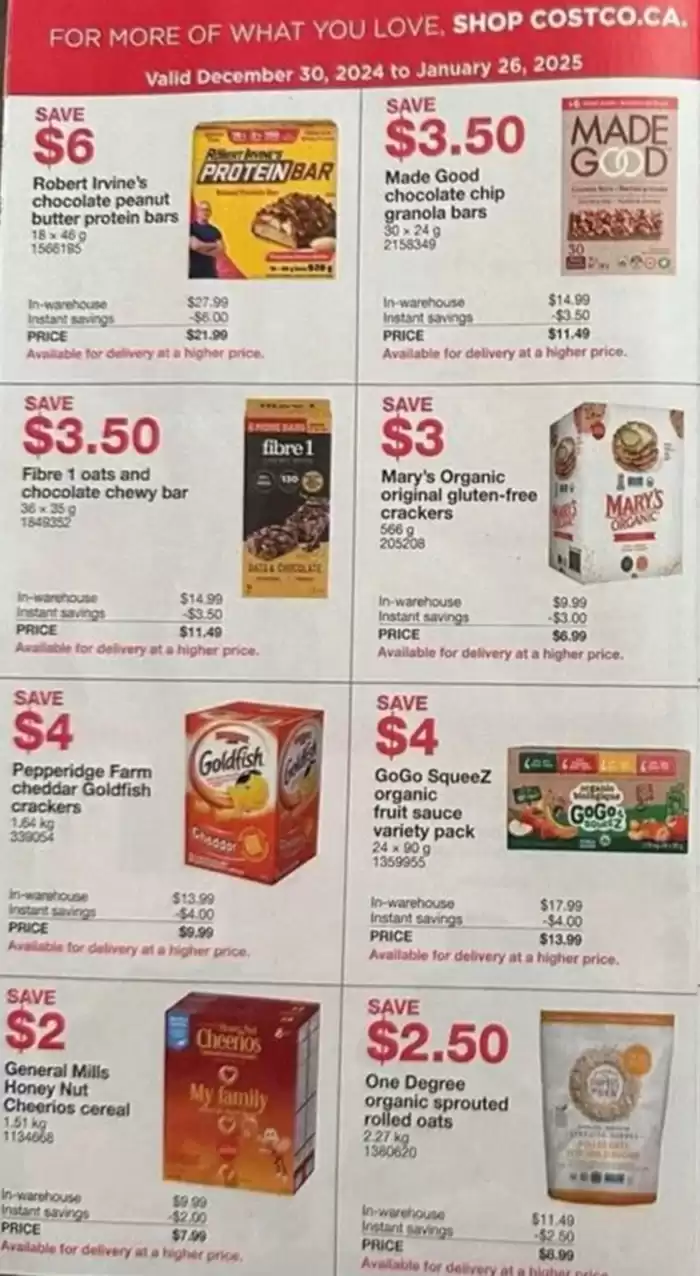 Costco catalogue in Edmonton | More Than $2,000 in Savings | 2024-12-30 - 2025-01-26