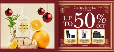 Pharmacy & Beauty offers in Quebec | Up To 50% Off in Crabtree & Evelyn | 2024-12-31 - 2025-01-14