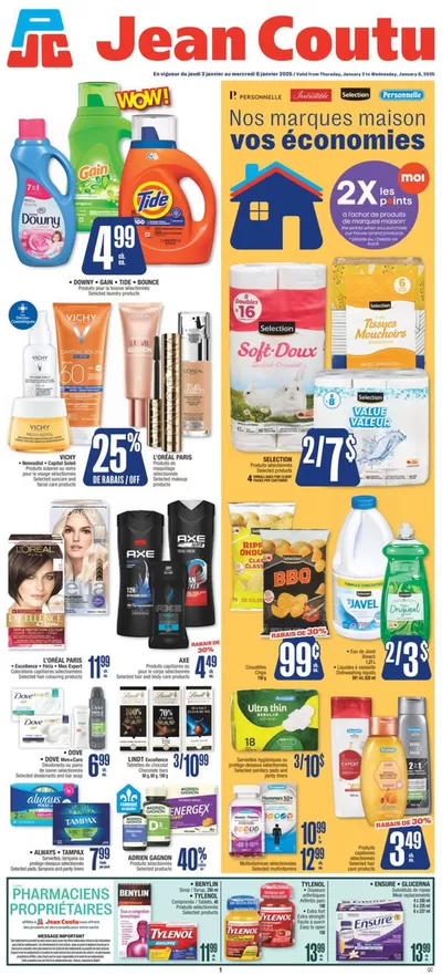 Jean Coutu catalogue in Montreal | Great offer for all customers | 2025-01-02 - 2025-01-08