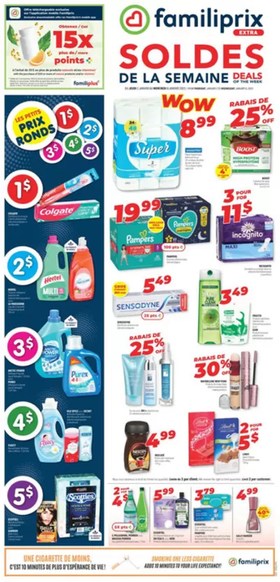 Pharmacy & Beauty offers in Ayer's Cliff | Top offers for smart savers in Familiprix | 2025-01-02 - 2025-01-08