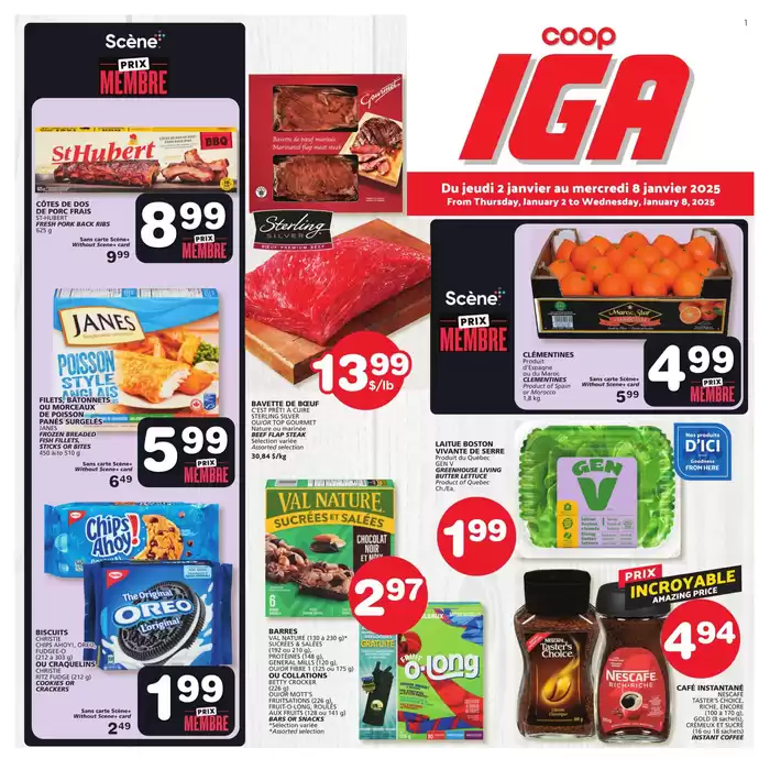 IGA catalogue in Aylmer QC | Iles-de-la-Madeleine | 2025-01-02 - 2025-01-08