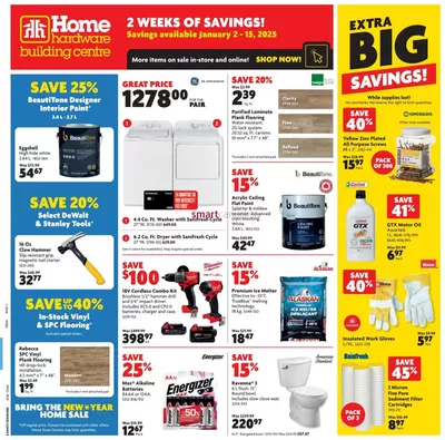 Garden & DIY offers in kirkland | Home Hardware weekly flyer in Home Hardware | 2025-01-02 - 2025-01-15