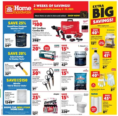 Home Hardware catalogue in Oshawa | Our best offers for you | 2025-01-02 - 2025-01-15