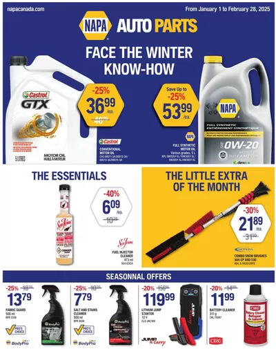 Automotive offers in Alma | Flyer in NAPA Auto Parts | 2025-01-01 - 2025-02-28